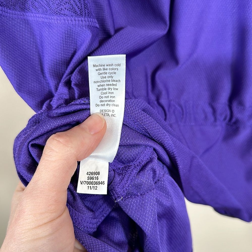 Athleta Purplee Purple Wick It Good Tank Top Drawstring Women Size Medium - Picture 8 of 8